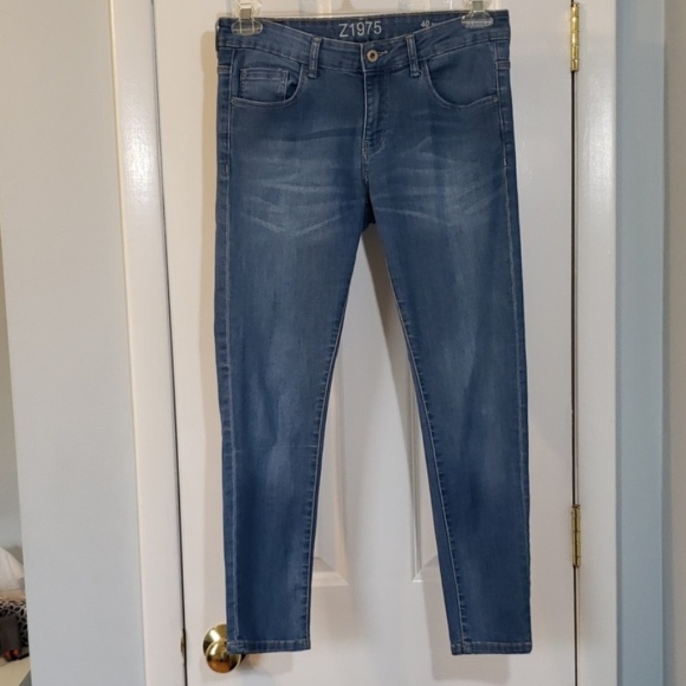 Zara Z1975 Skinny Ankle Jeans Light Wash